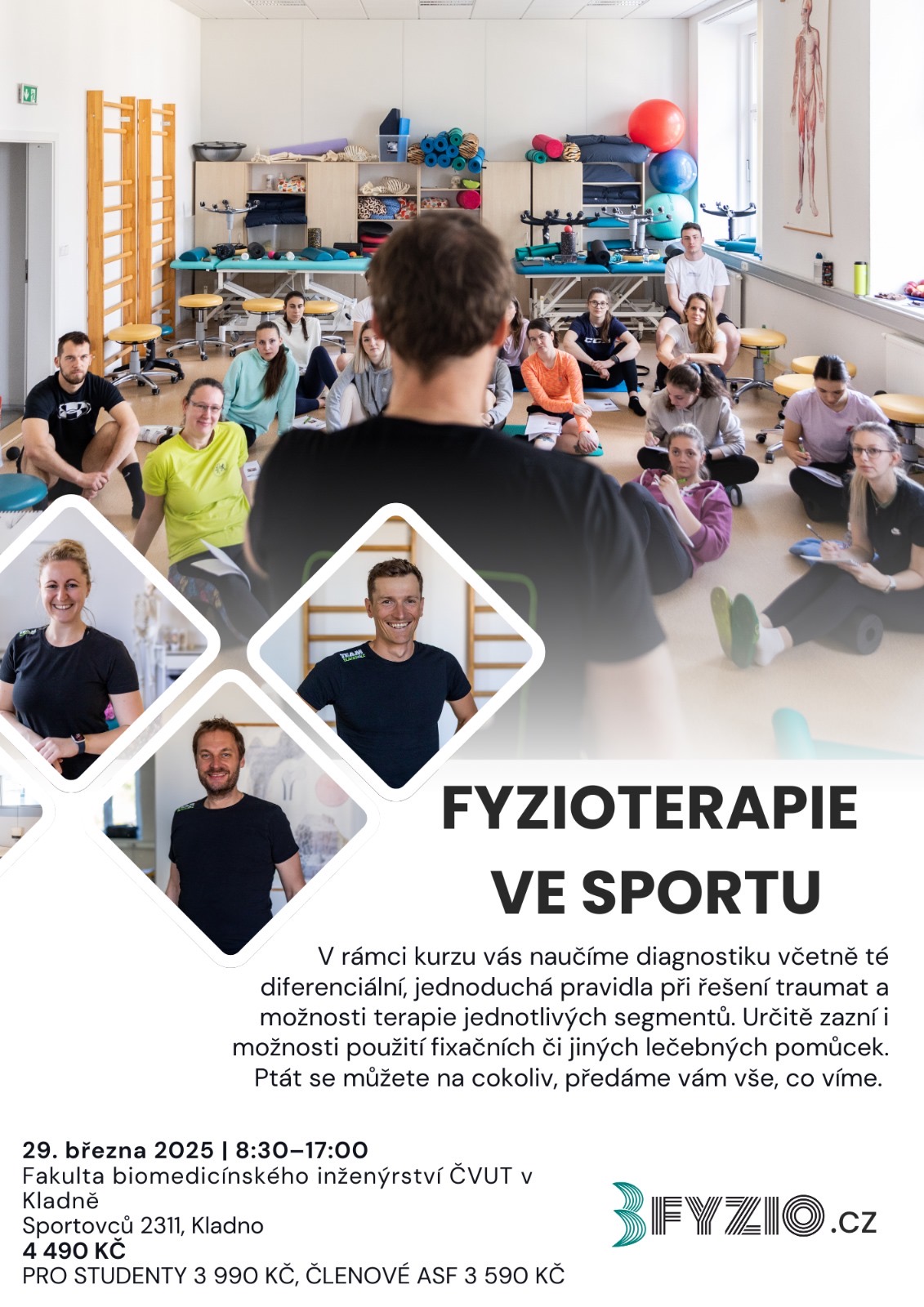 Fyzioterapie ve sportu - odborný kurz