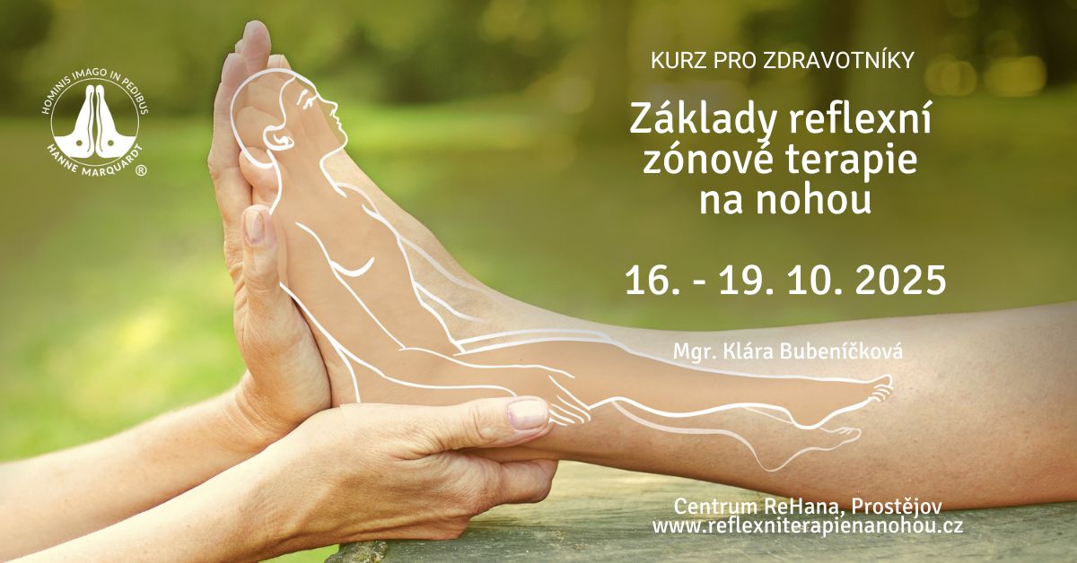 Základy reflexní zónové terapie na nohou (odborný kurz)