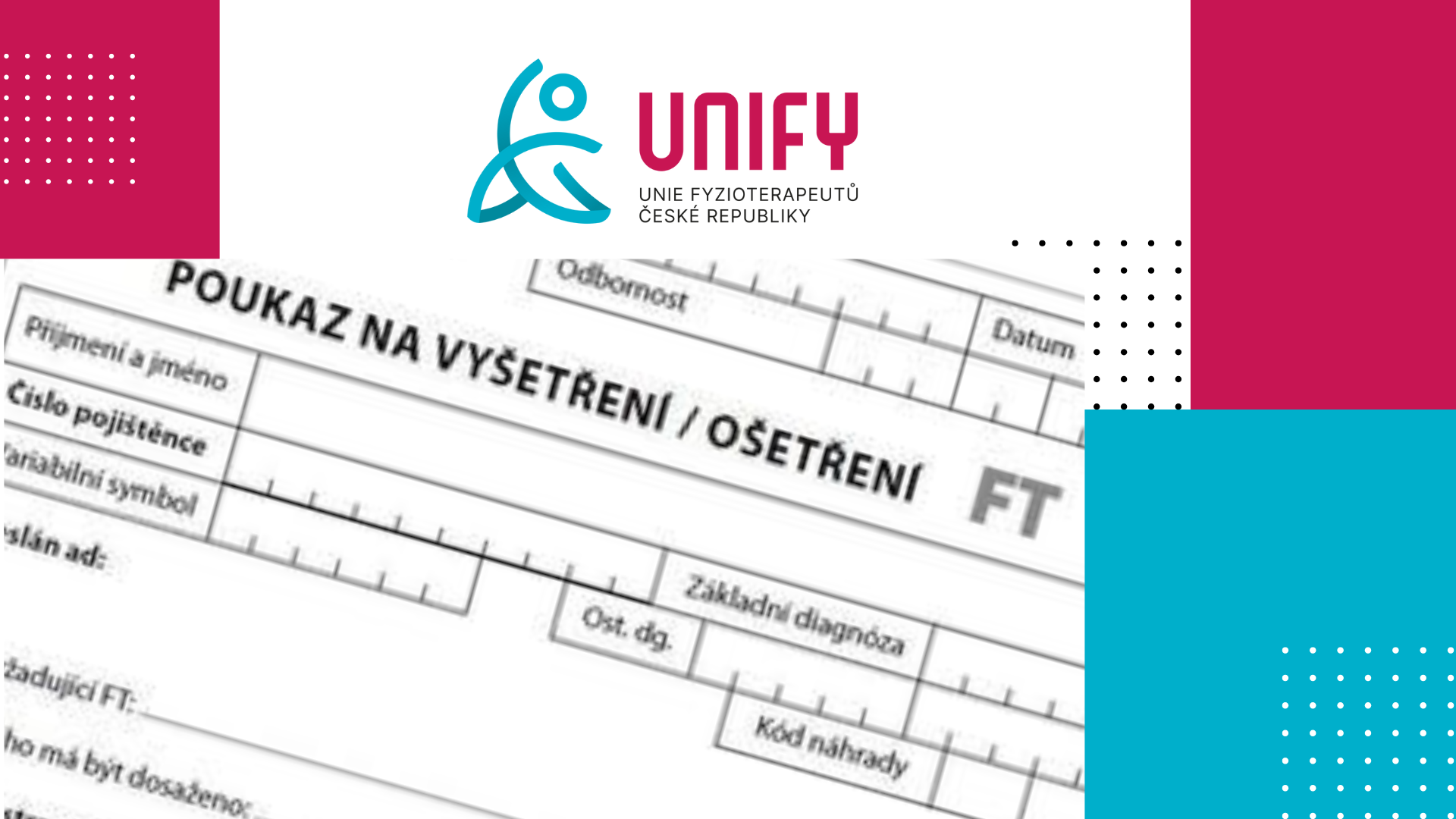 Informace pro odesílající lékaře - změna Poukazu FT 06 k 1.1. 2026