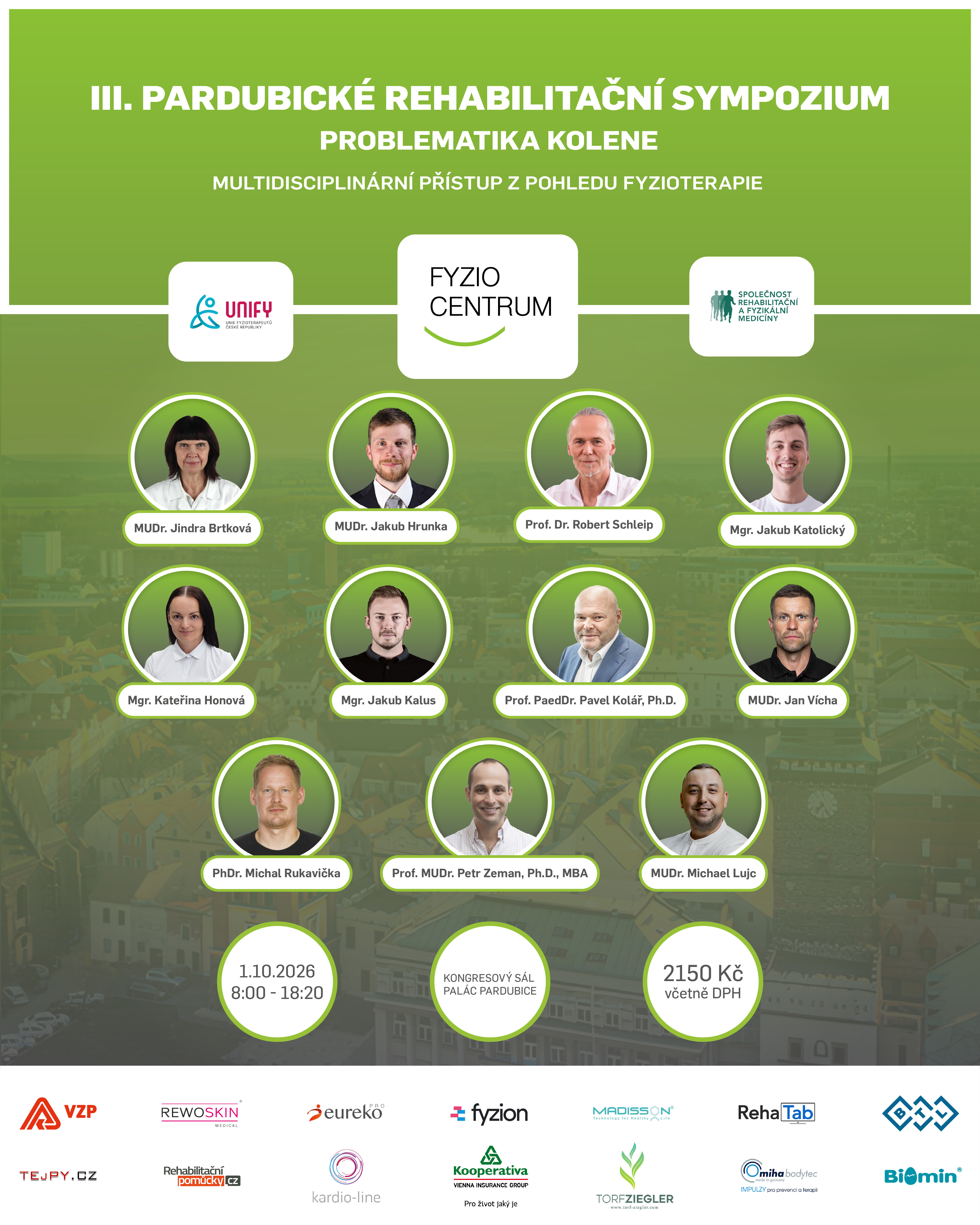 III. Pardubické rehabilitační sympozium: Problematika kolene: Multidisciplinární přístup z pohledu fyzioterapie